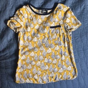 Maeve Bird Printmaker Blouse Anthropologie